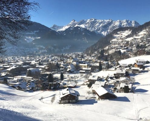 Direkt an der Skipiste